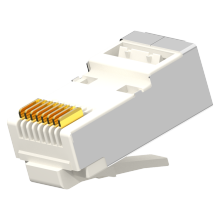 Bacterial resistant shielded plug rj45 for network rj45 cable cat6 ftp rj45 plug